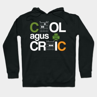 Ceol Agus Craic - Music and Craic in Guitar Chords Hoodie